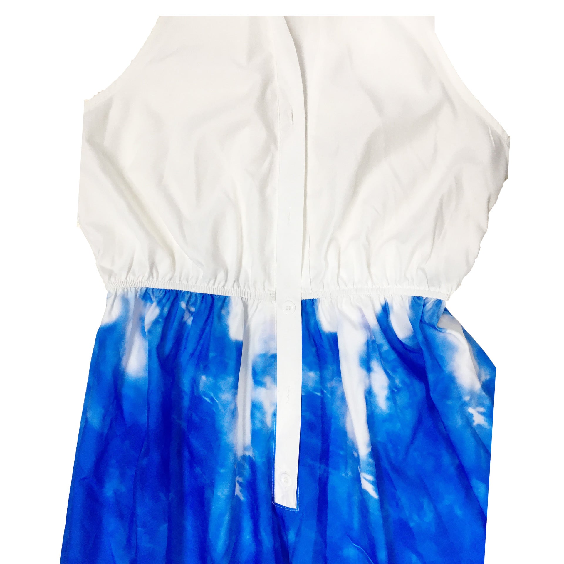 Women's Fashion Printed Sleeveless V-Neck Belted Maxi Dress For Women 21