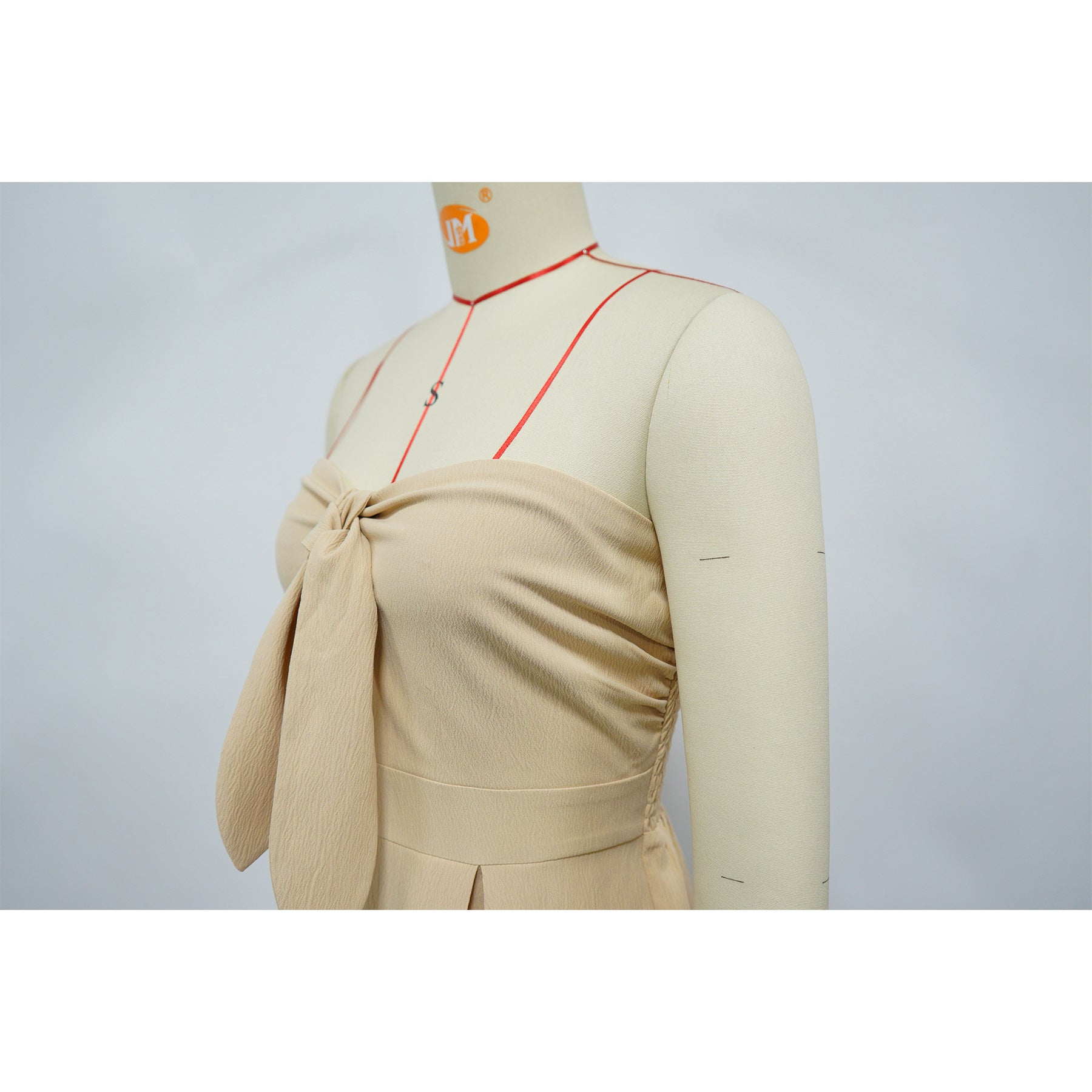 Women's Summer Sexy strapless Solid Color loose Jumpsuit 17