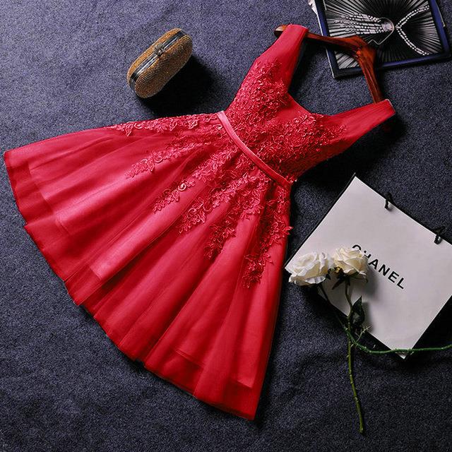 Sexy Short Evening Dress Bridemaid Wedding Dress For Women（Processing time need 3-6 days） 26