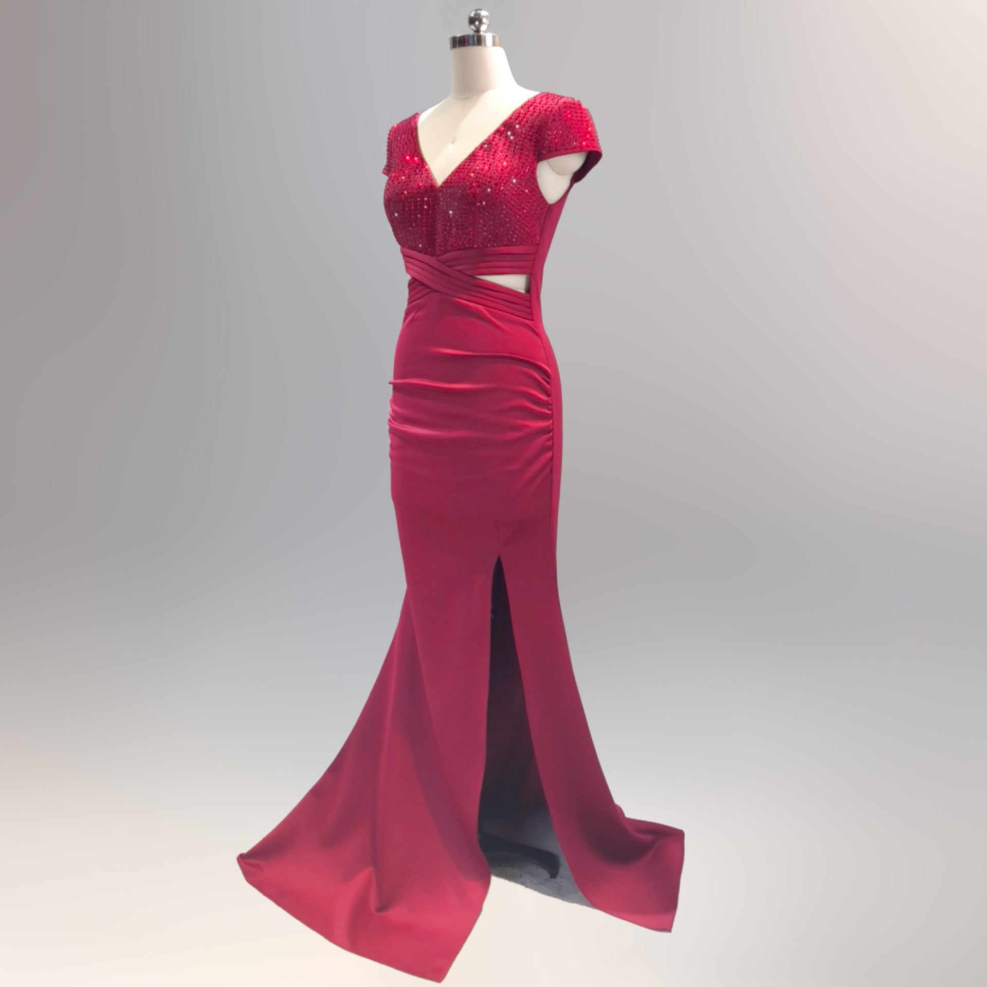 Women Formal Party Fishtail Evening Dress 33