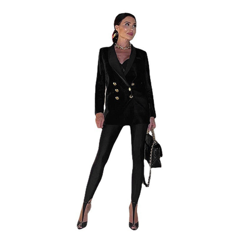 Foot-Legging High-Waist Gray Black Tight Fitting Slim Fit Stretchy Pants 4