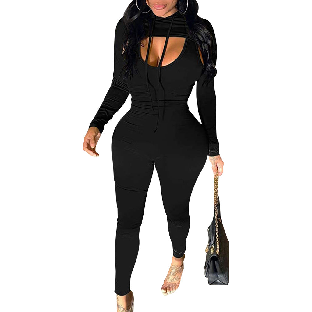 Women Sexy Top and Jumpsuit Set 3