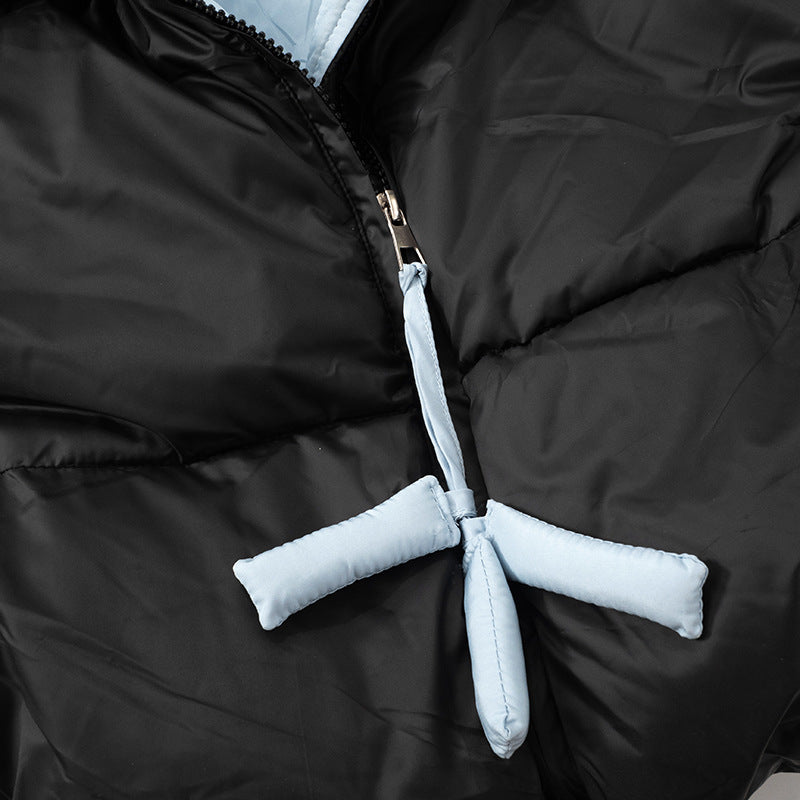 Women long sleeve contrast winter warm Padding Jacket 29