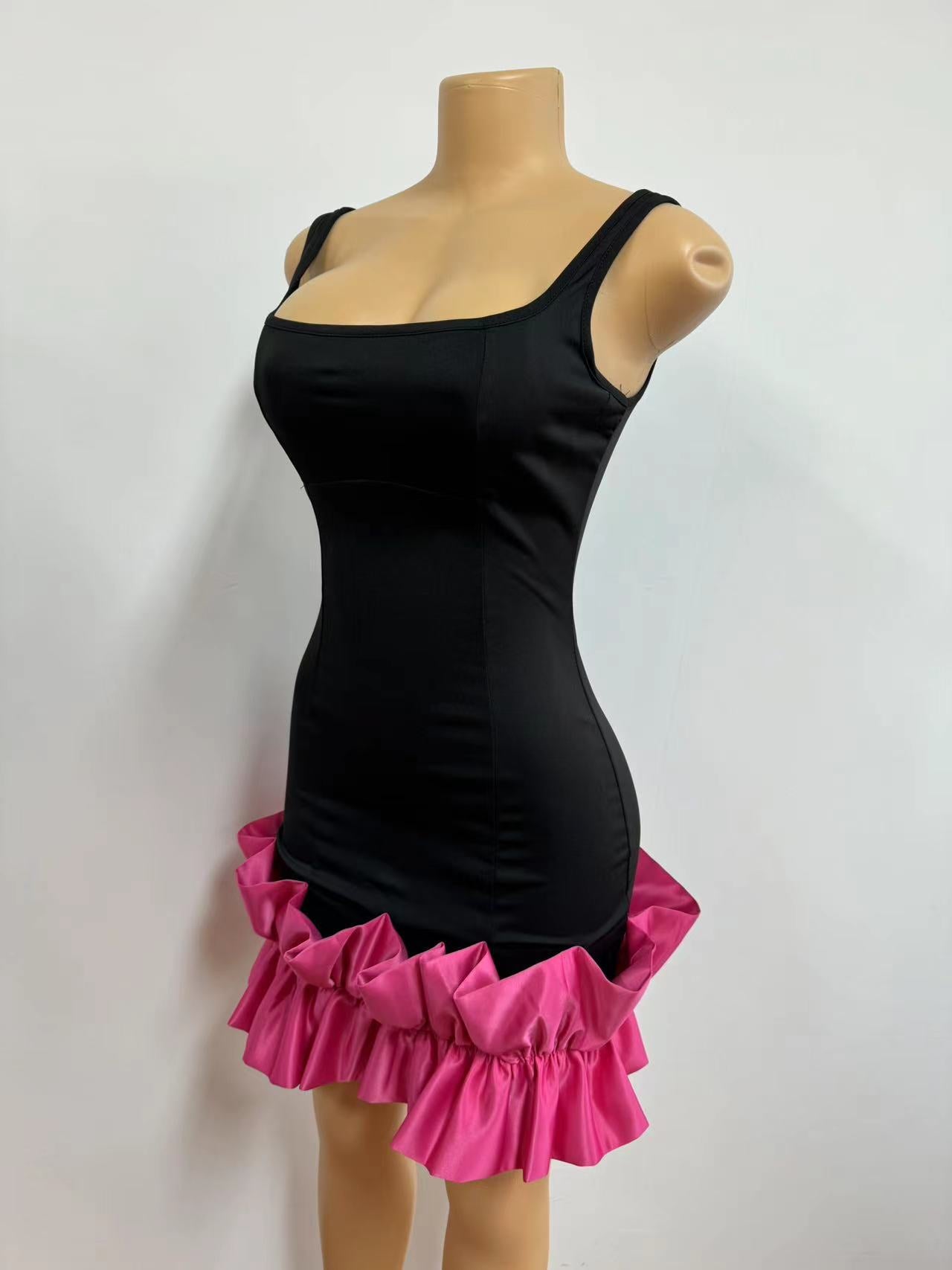 Women Lace Suspender Formal Party Bodycon Dress 6