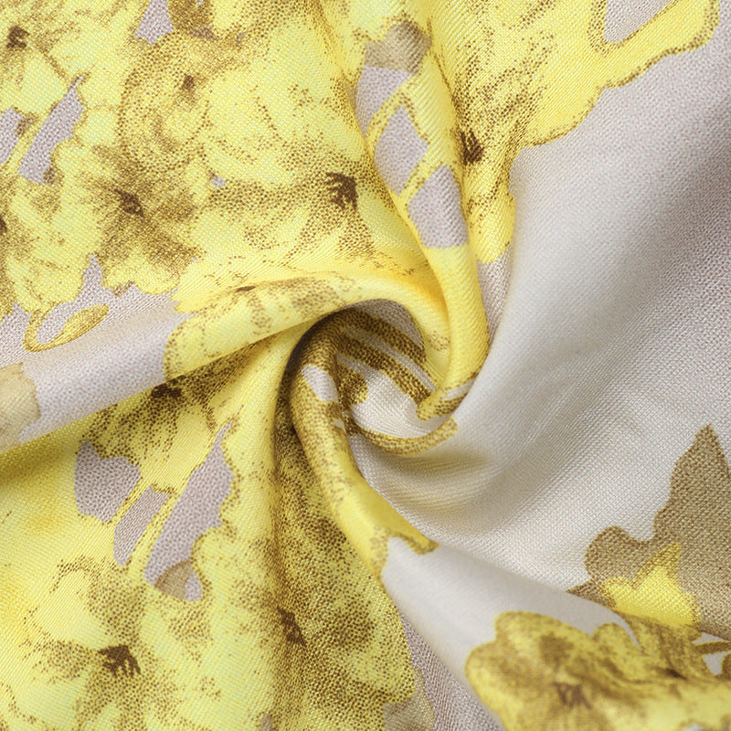 Women summer sexy printed ruffle Holidays Strap Dress 17