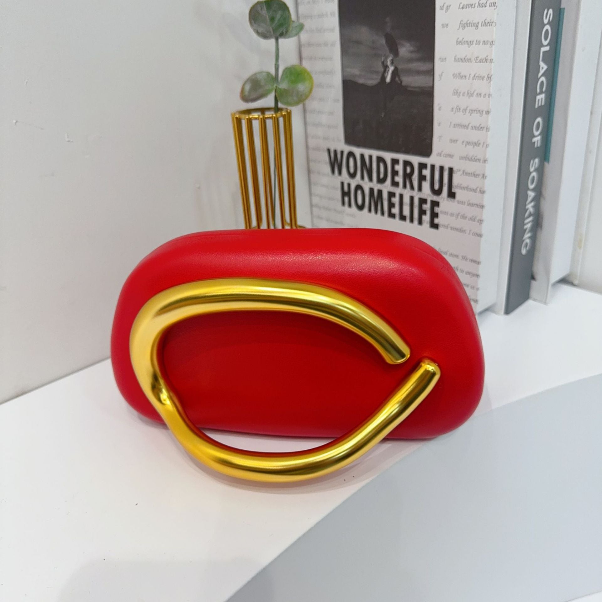 Women Pu-Leather Square Bag Single Shoulder Crossbody Bag 14