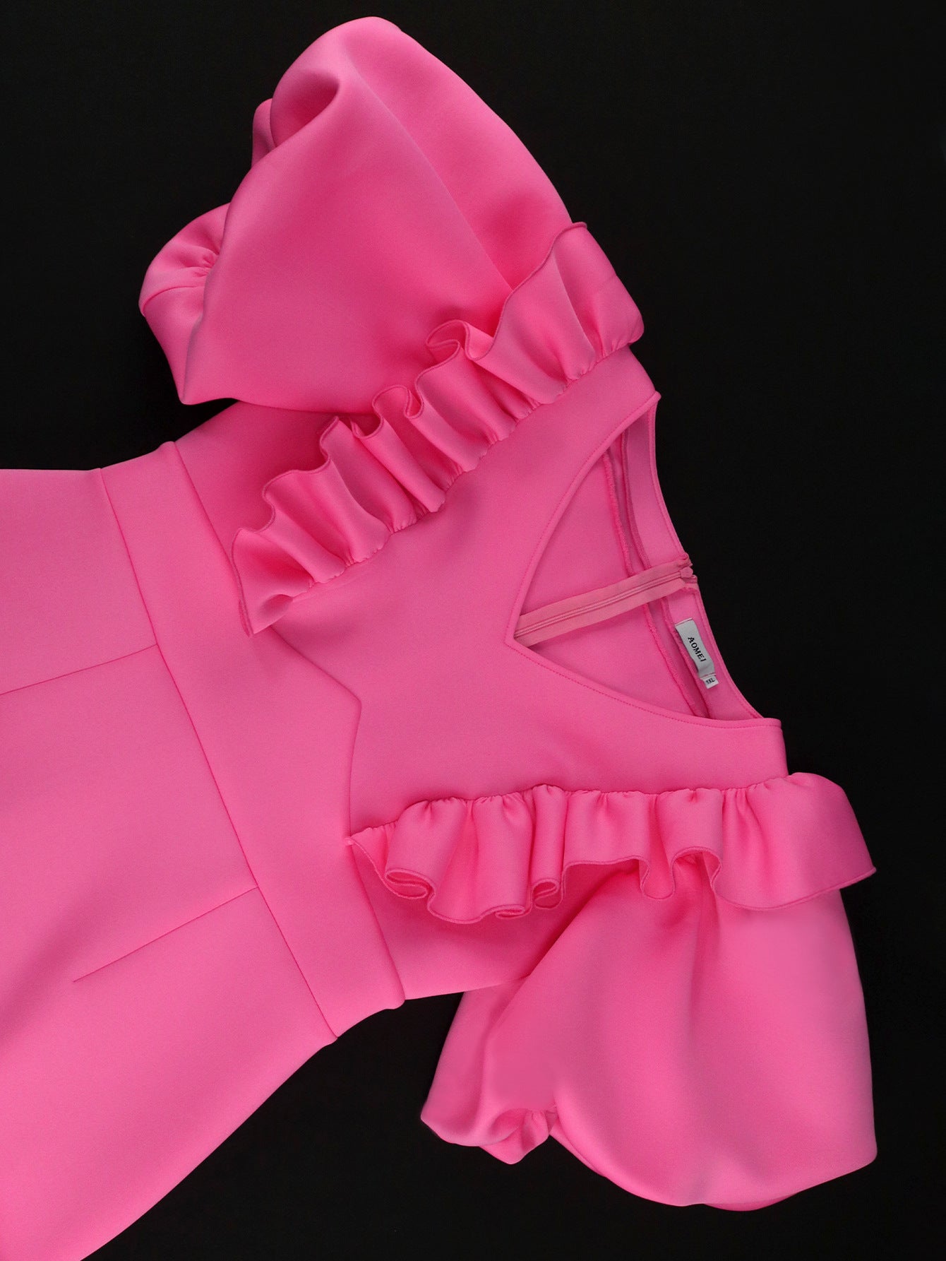 Puff Sleeve Long Dress Bodycon Formal Party Gown 12