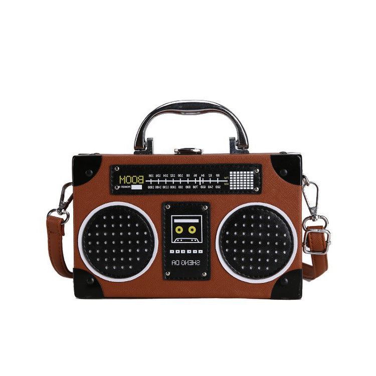 Radio Bag Box Shoulder Crossbody Bag Creative Style Funny Handbag For Women 10