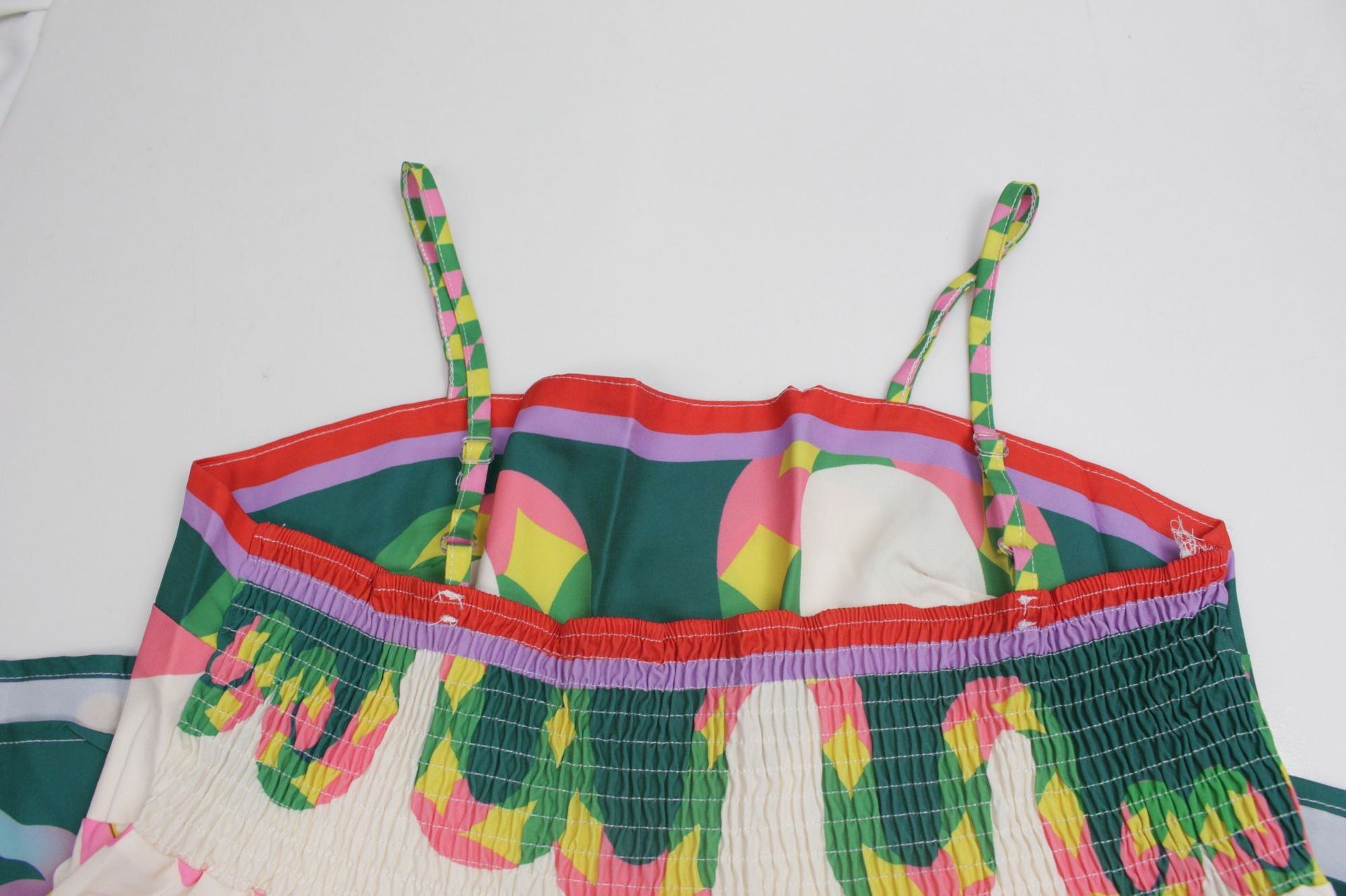 Women Elegant Print Suspender Dress 16