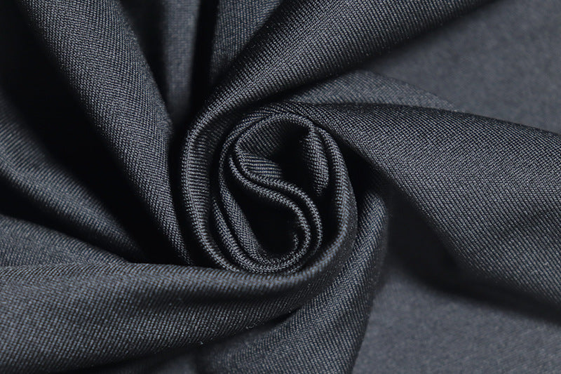 Women Solid Slash Shoulder One Shoulder Sleeveless Irregular Dress 17