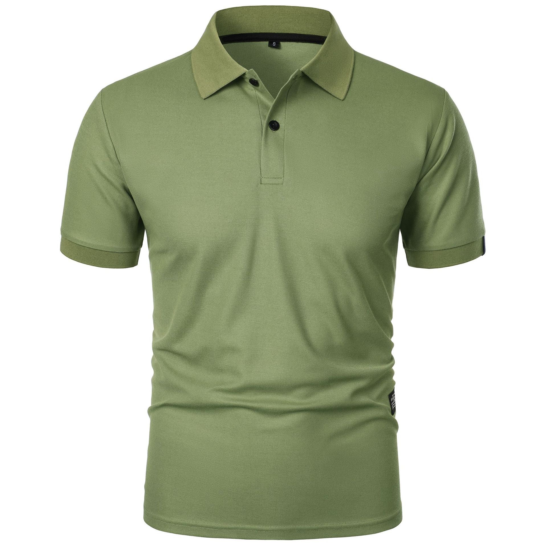 Men's Summer Solid Short Sleeve Top 39