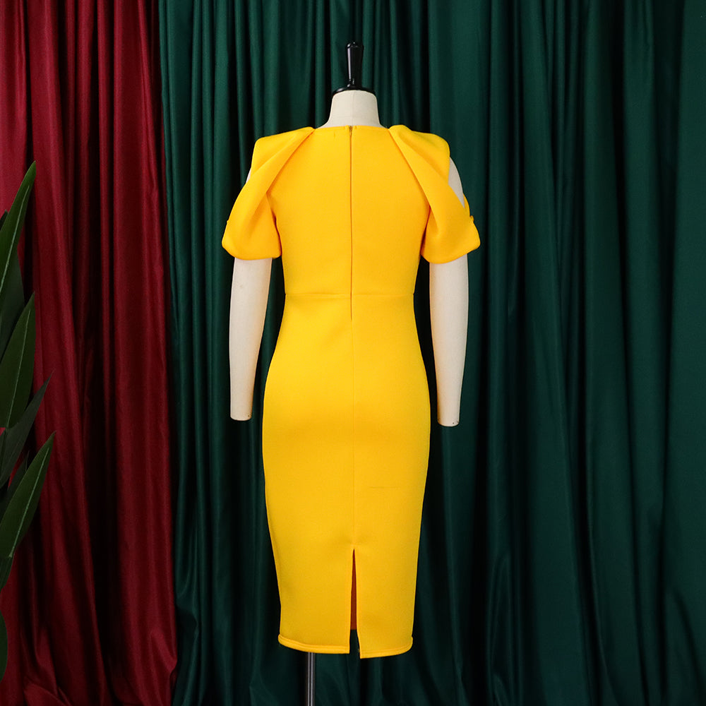 Women's Summer Plus Size Women's Bodycon Office Chic Dress 21