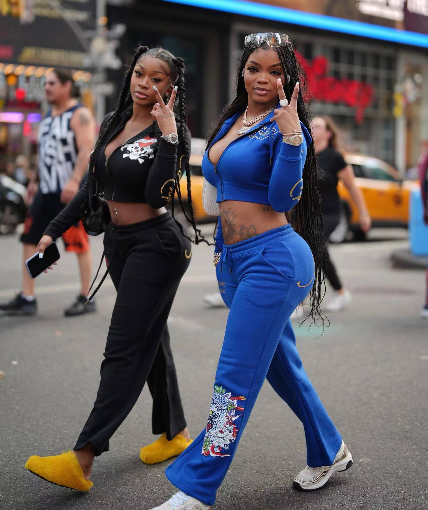 Women's Casual Street Print 2-Piece Tracksuits 9