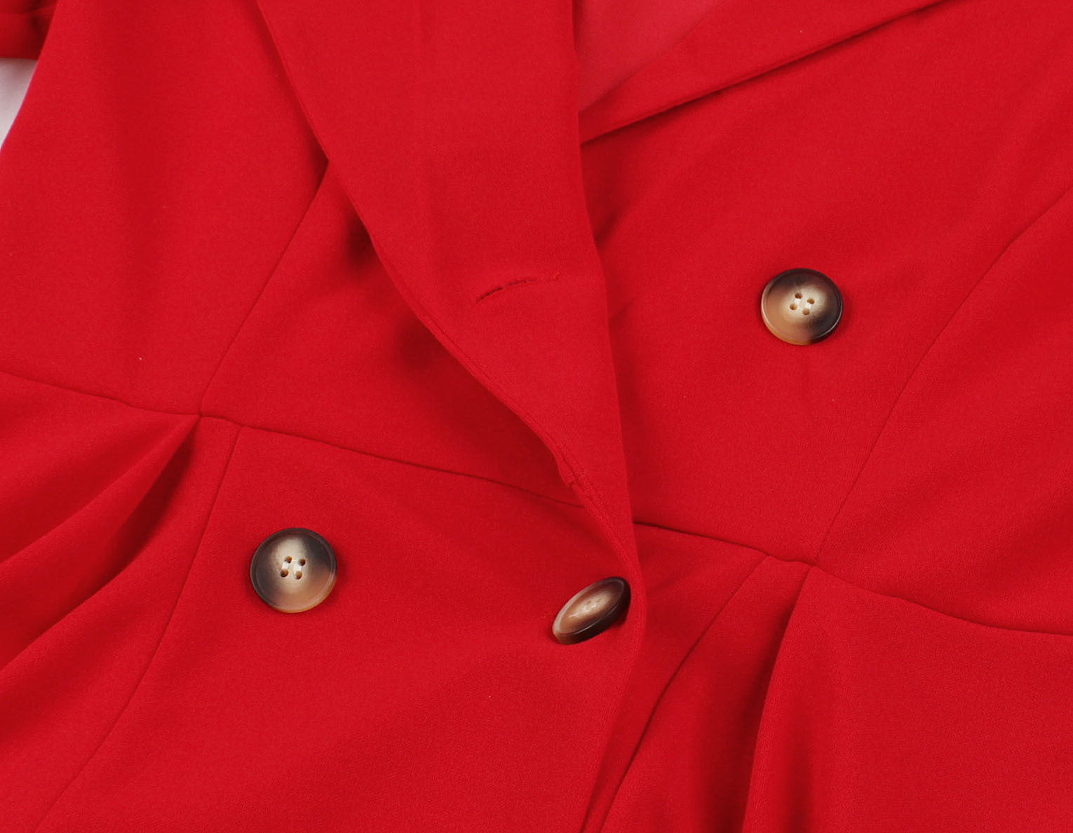 Plus Size Women Loose Turndown Collar Short Sleeve Button Dress 9