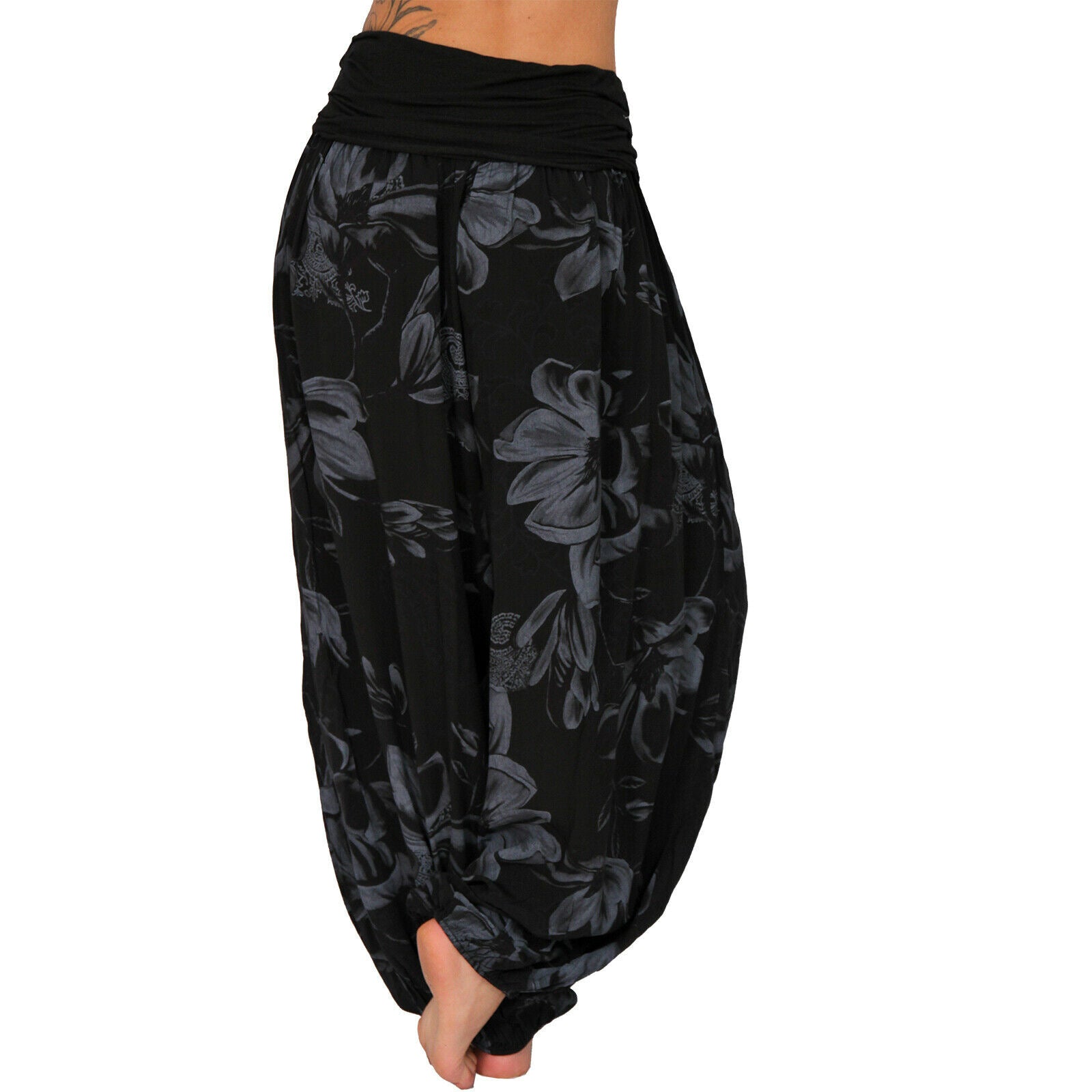 Women Printed Casual Wide-Leg Pants 6