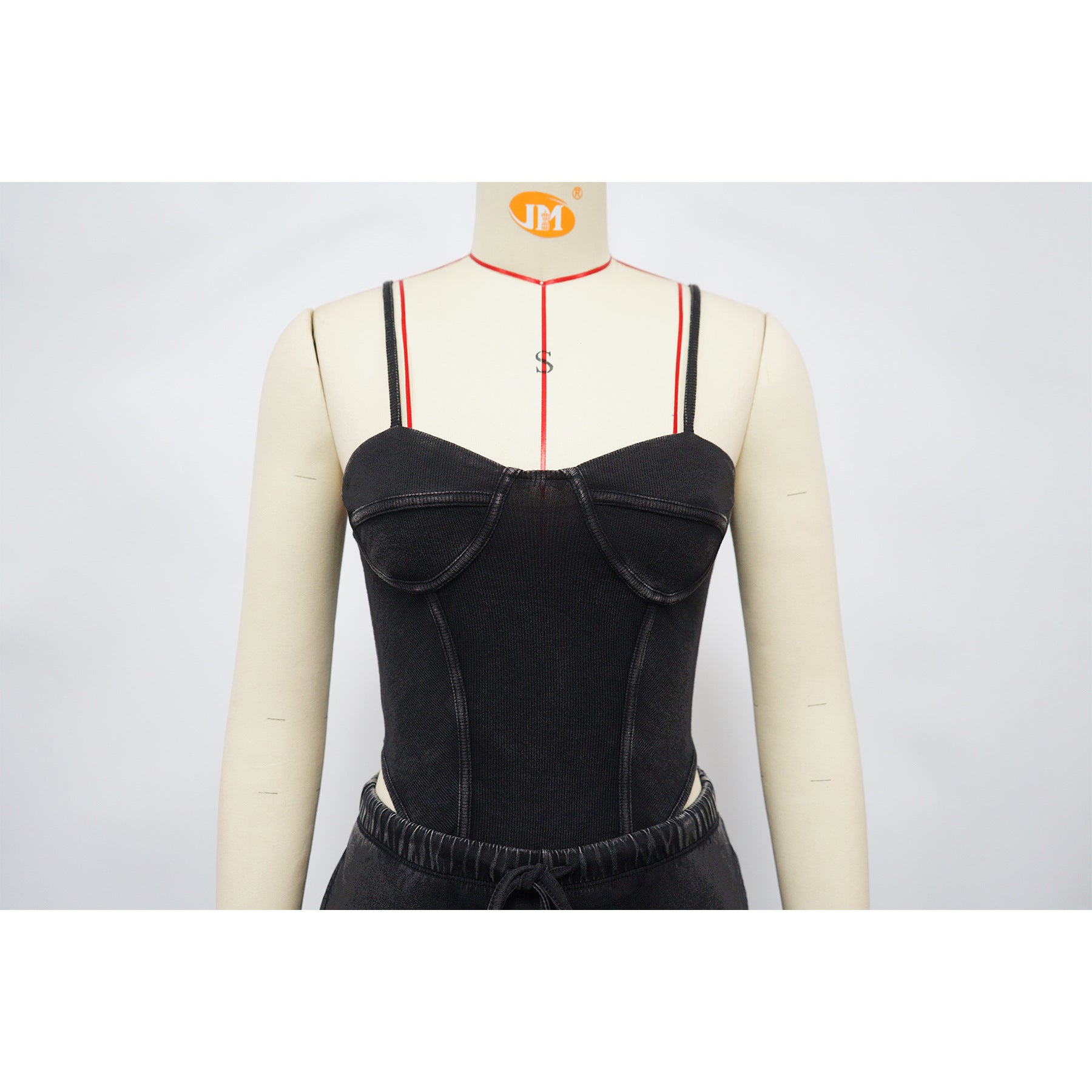 Women Sexy Cotton Washed Strapless Top and Pant Two-Piece Set 50