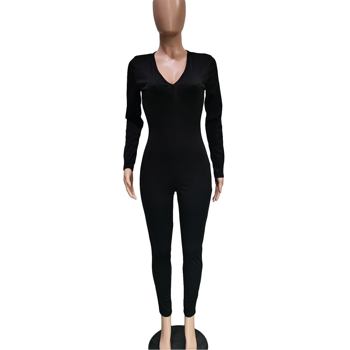 Women's Back Drawstring Scrunch Butt Sexy Jumpsuit 24