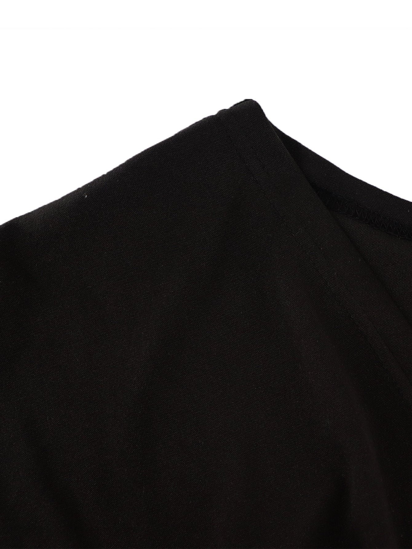 Women Sexy Mid-Long Sleeve V-Neck Lace Solid Irregular Bodycon Dress 4