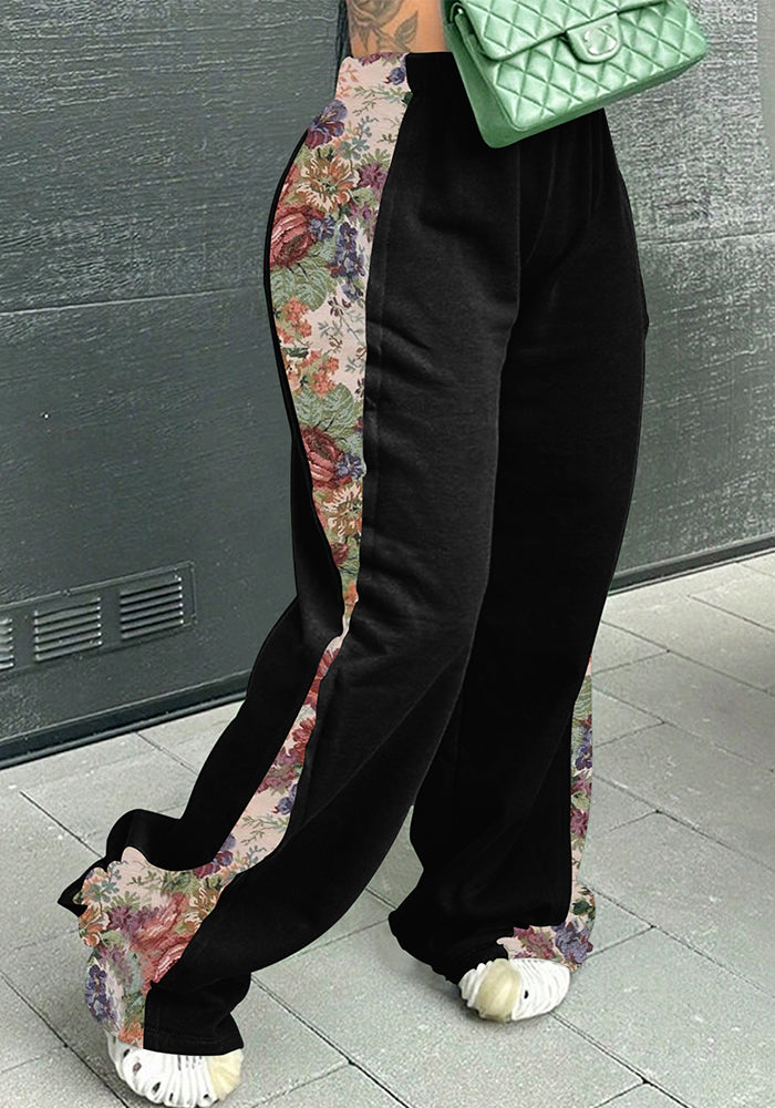 Women's Patchwork Casual Pants