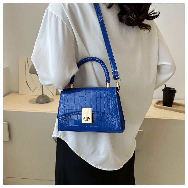 Popular Winter Retro Small Bag Women's Casual Textured Shoulder Messenger Bag 16