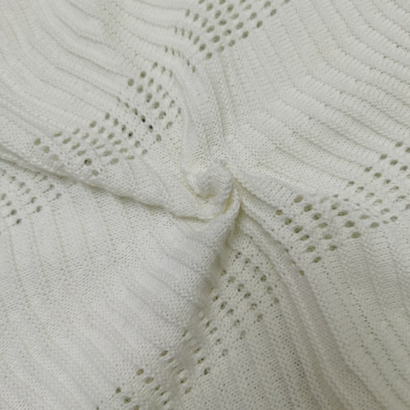 Women Spring Sleeveless Strapless Top and Slit Skirt Two-piece Set 14