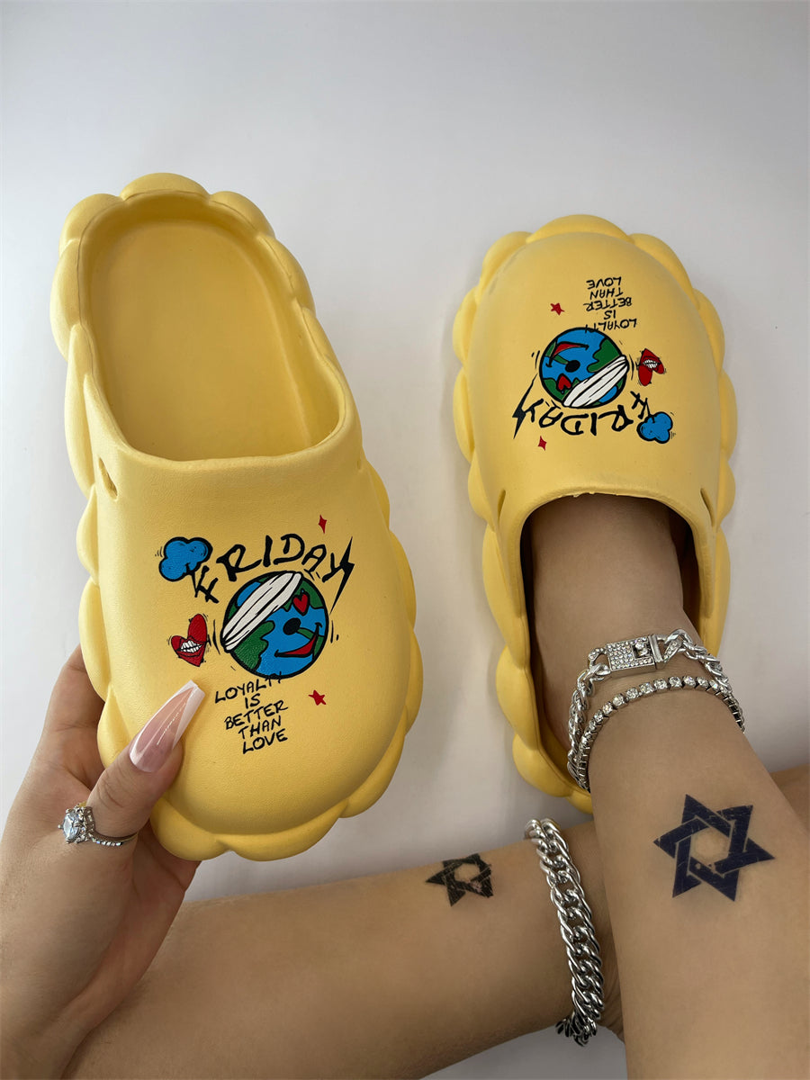 Spring And Summer Women's Shoes Sandals And Slippers Couple Eva Waterproof Women Slippers 101