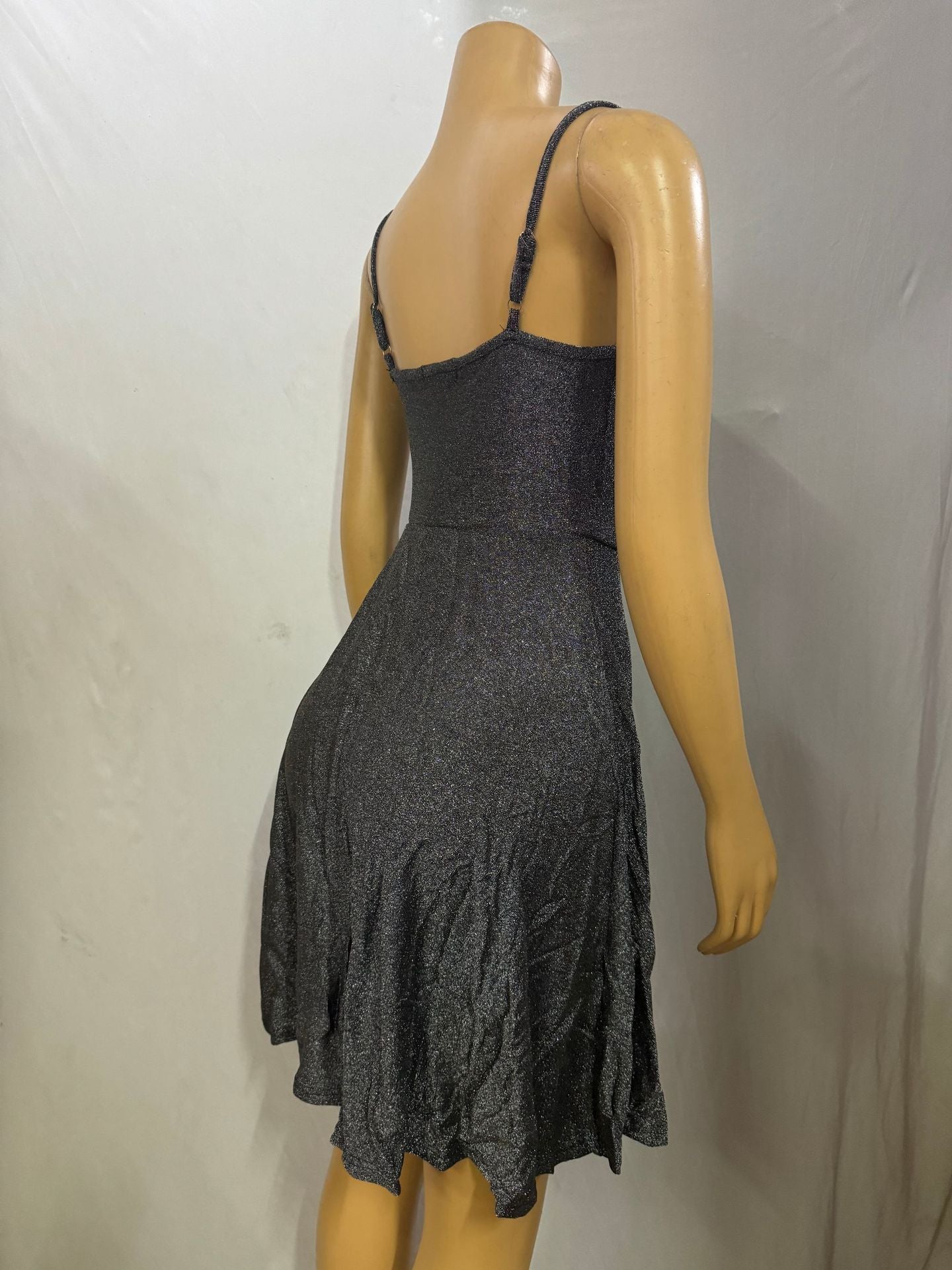 Women Solid Suspender Sexy Backless Dress 11