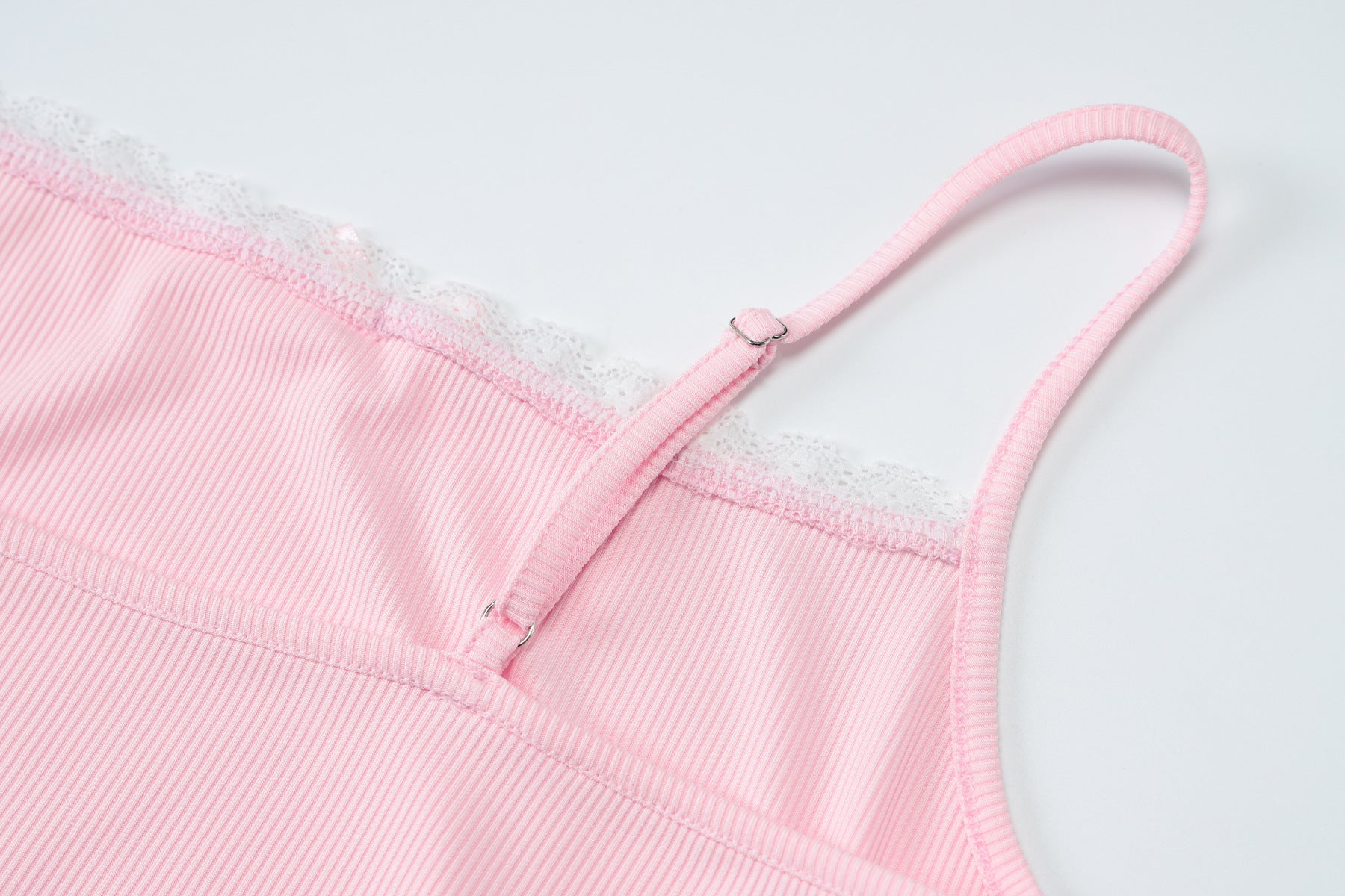 Women Spring Summer Lace Lace Suspender Top Shorts Two Piece Set 17