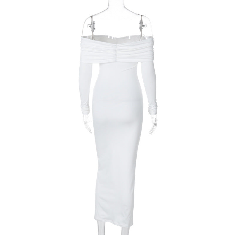 Women Sexy Off Shoulder Formal Party Dress 8