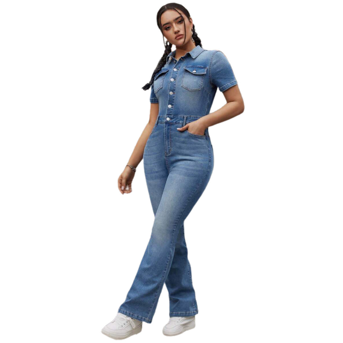 Women Denim Jumpsuit 4
