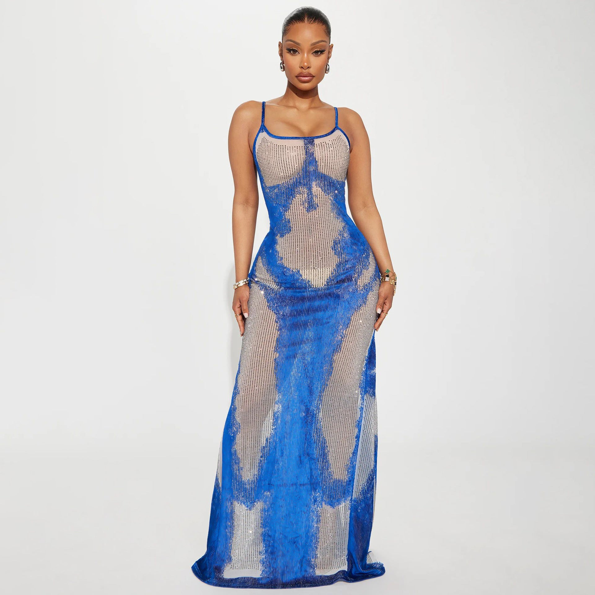 Spring/Summer Women's Sexy Print Straps Dress 3