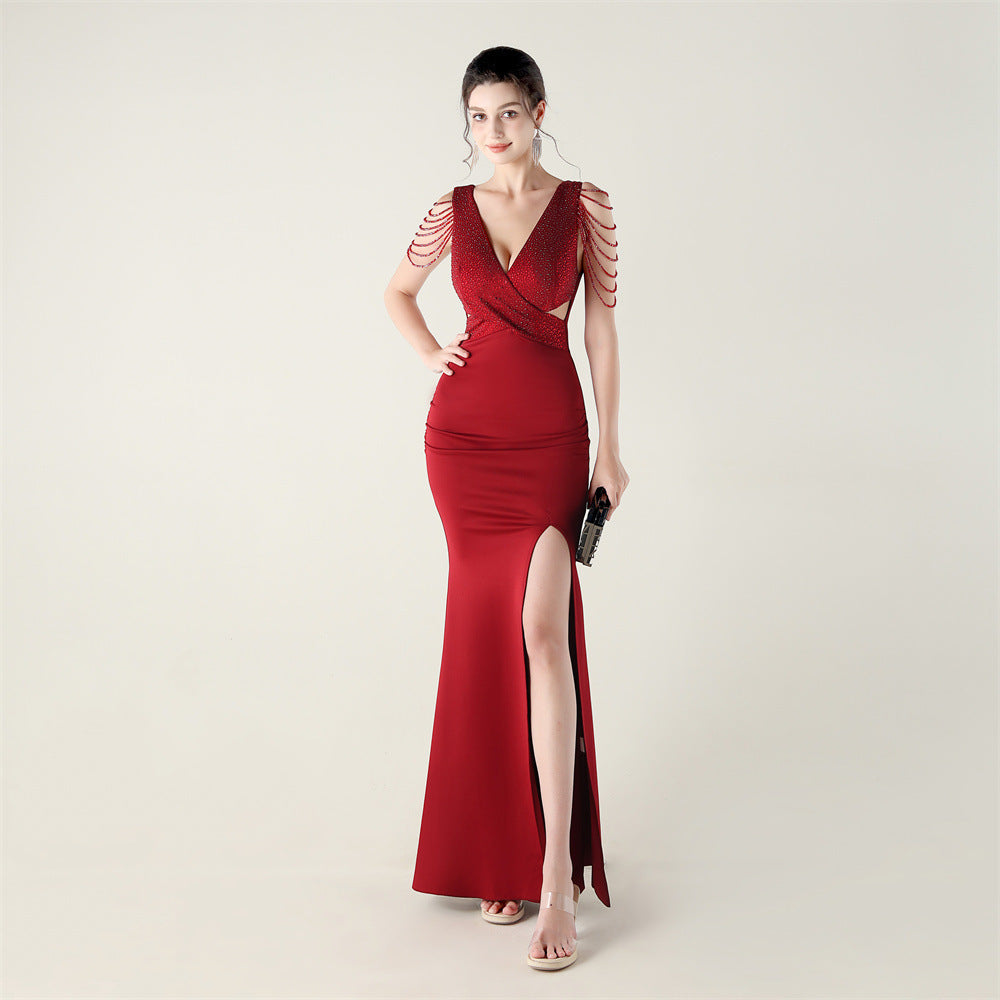 Beaded Slim Formal Parties & Weddings Evening Dress 10