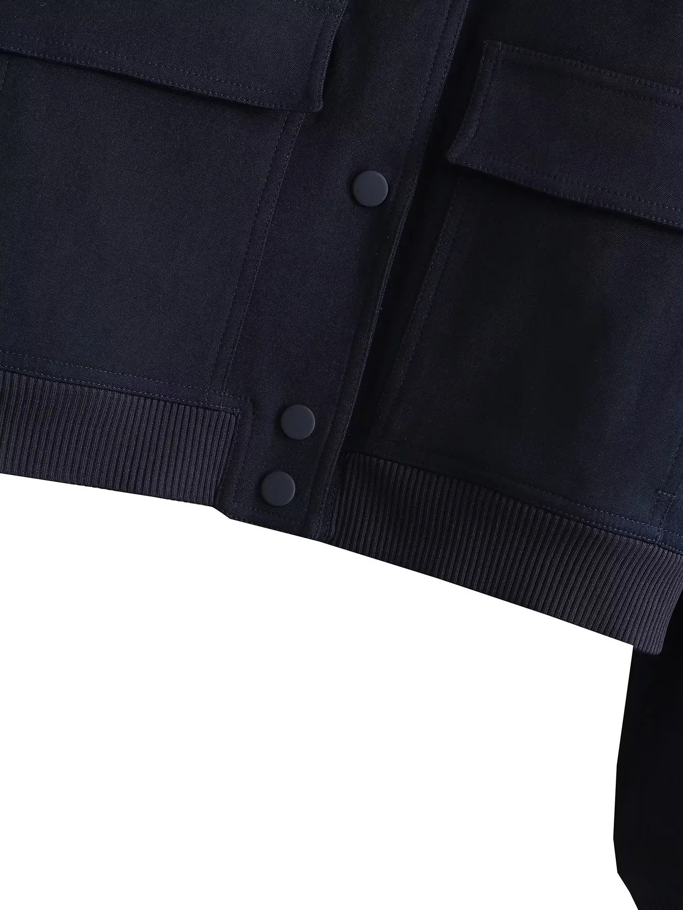 Women's Bomber Jacket Spring and Autumn Pocket Long Sleeve Casual Single Breasted Coat 103