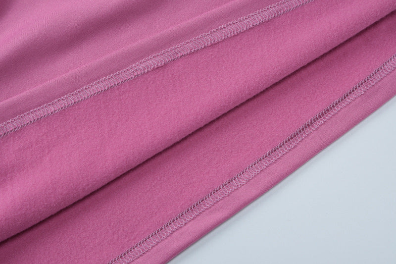 Women's Winter Fashion Slim Fit Hooded Sports Casual Solid Color Dress 18