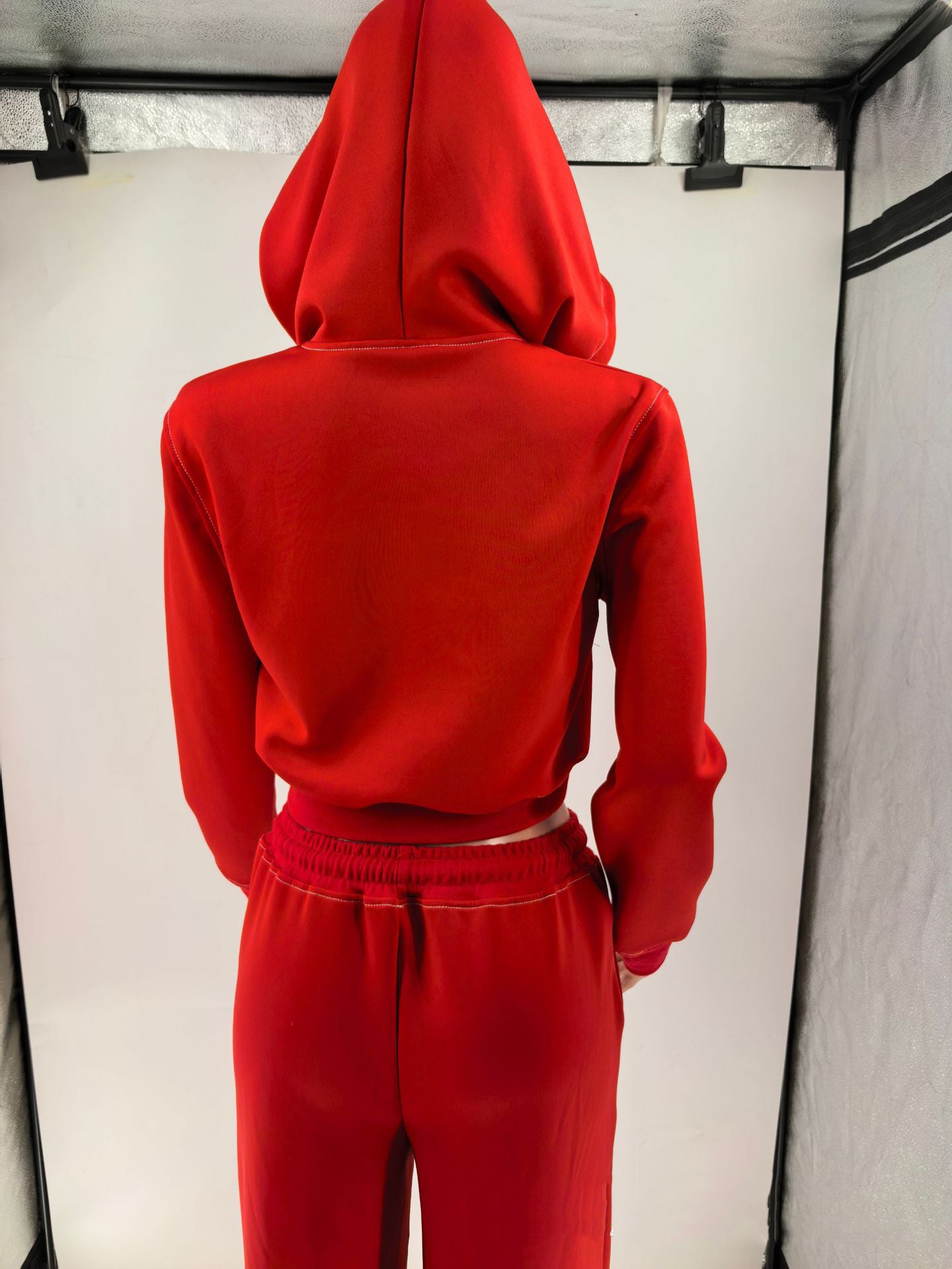 Women Casual Printed Long-Sleeved Athletic Hoodies and Pant Two-Piece Set 7