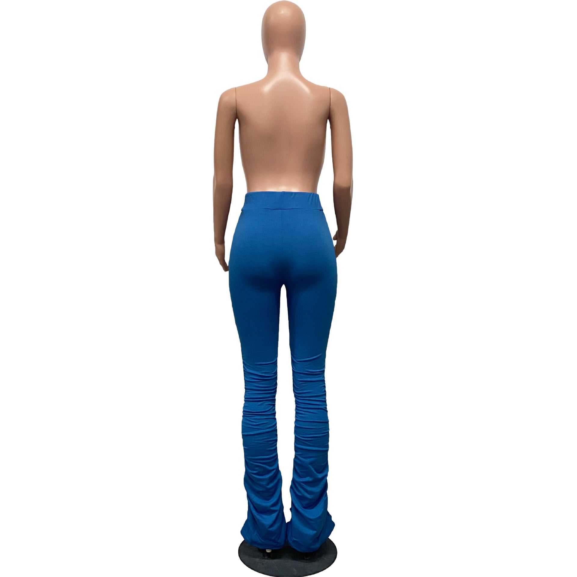 Women's Sports Casual Zipper Pockets Drawstring Fleece Fabric Pants 9