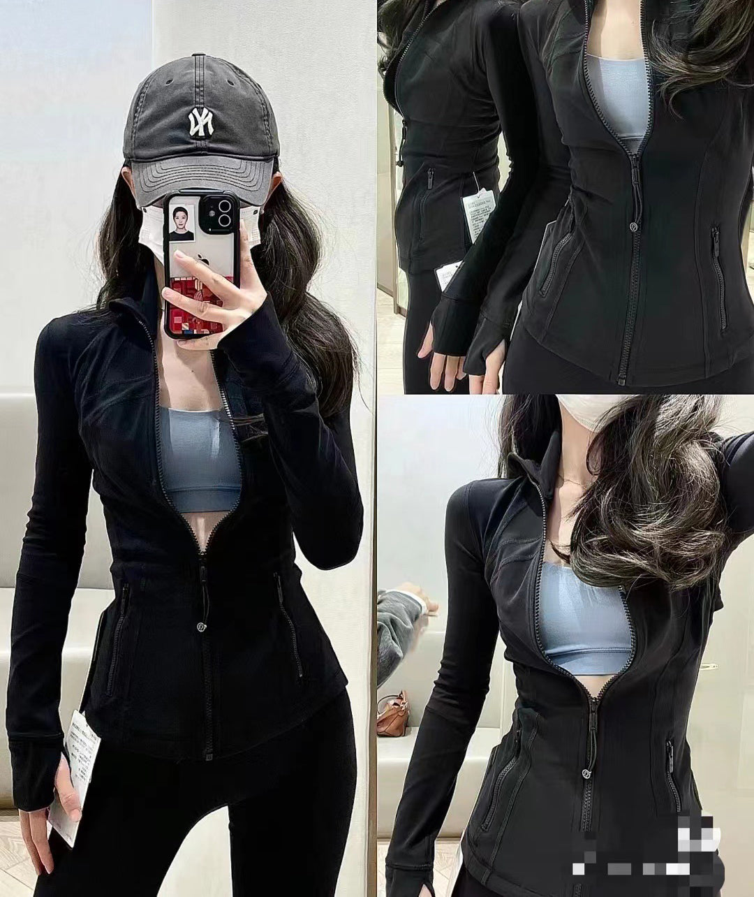 Slim Yoga Wear Sports Casual Fitness Jacket Women's Outdoor Sun Protection Top