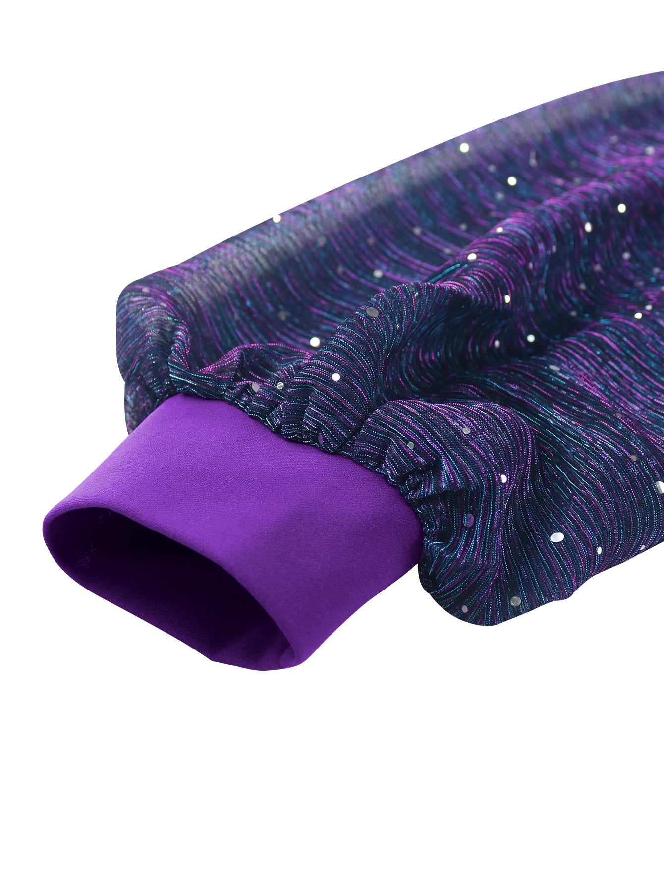 Women Elegant Lantern Sleeve Ruffled Bodycon Party Dress 10