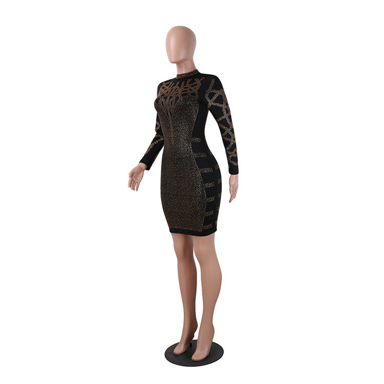 Rhinestone Sexy Party Dress 8