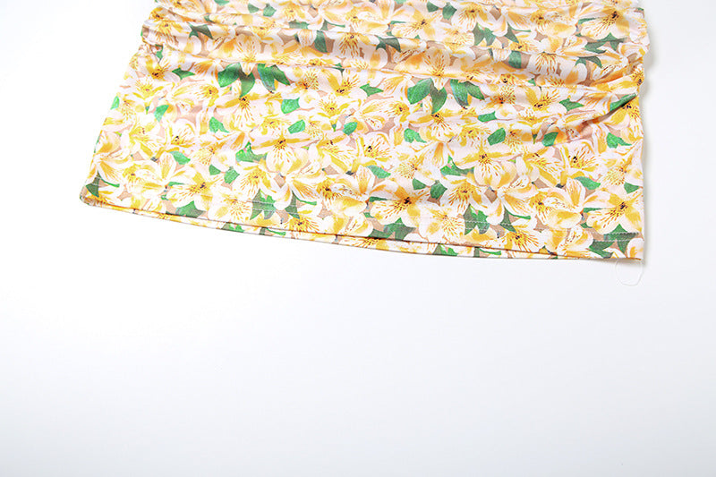 Spring Summer Women's Sexy Crop Halter Neck Top & Slim Mini Skirt Set 20