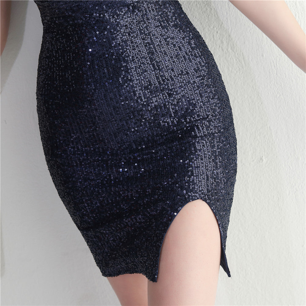 Beaded Sequins Camisole Bodycon Sexy Dress 26