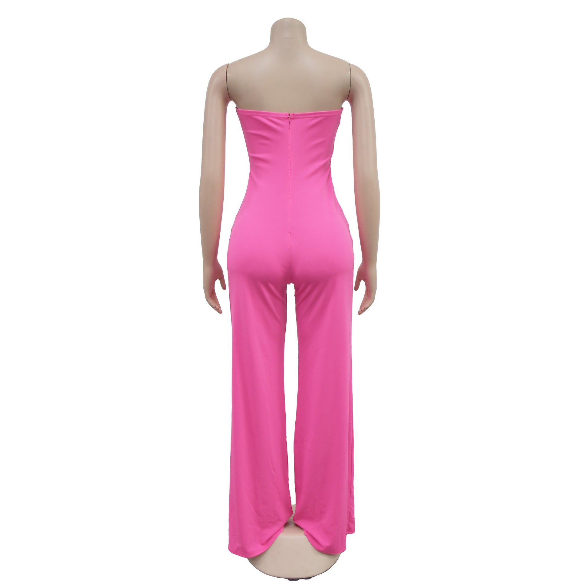 Women Solid off Shoulder Jumpsuit 13