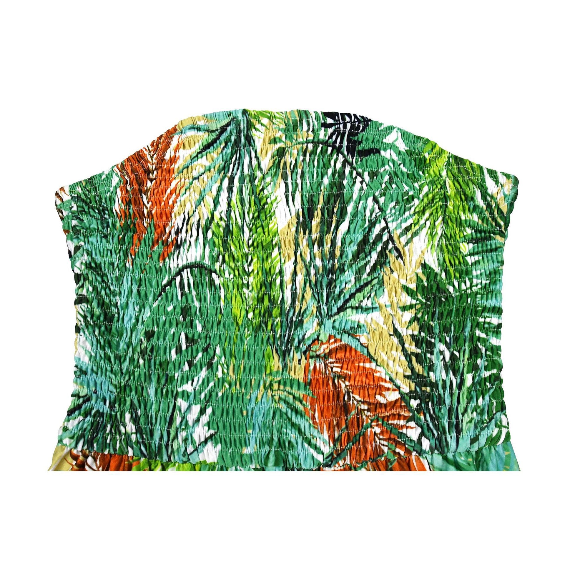 Ladies Fashion Floral Print Sleeveless Collar Jumpsuit 19