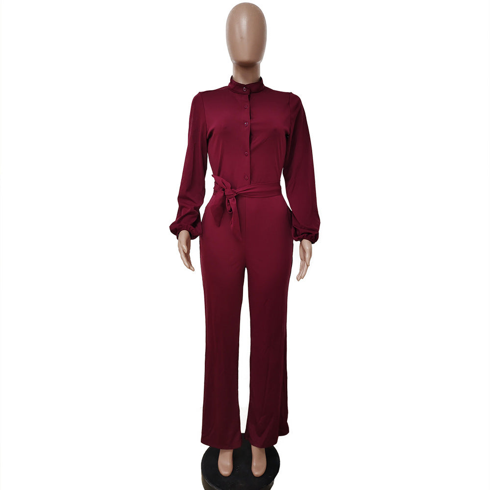 Women Sexy Solid Loose Jumpsuit 22