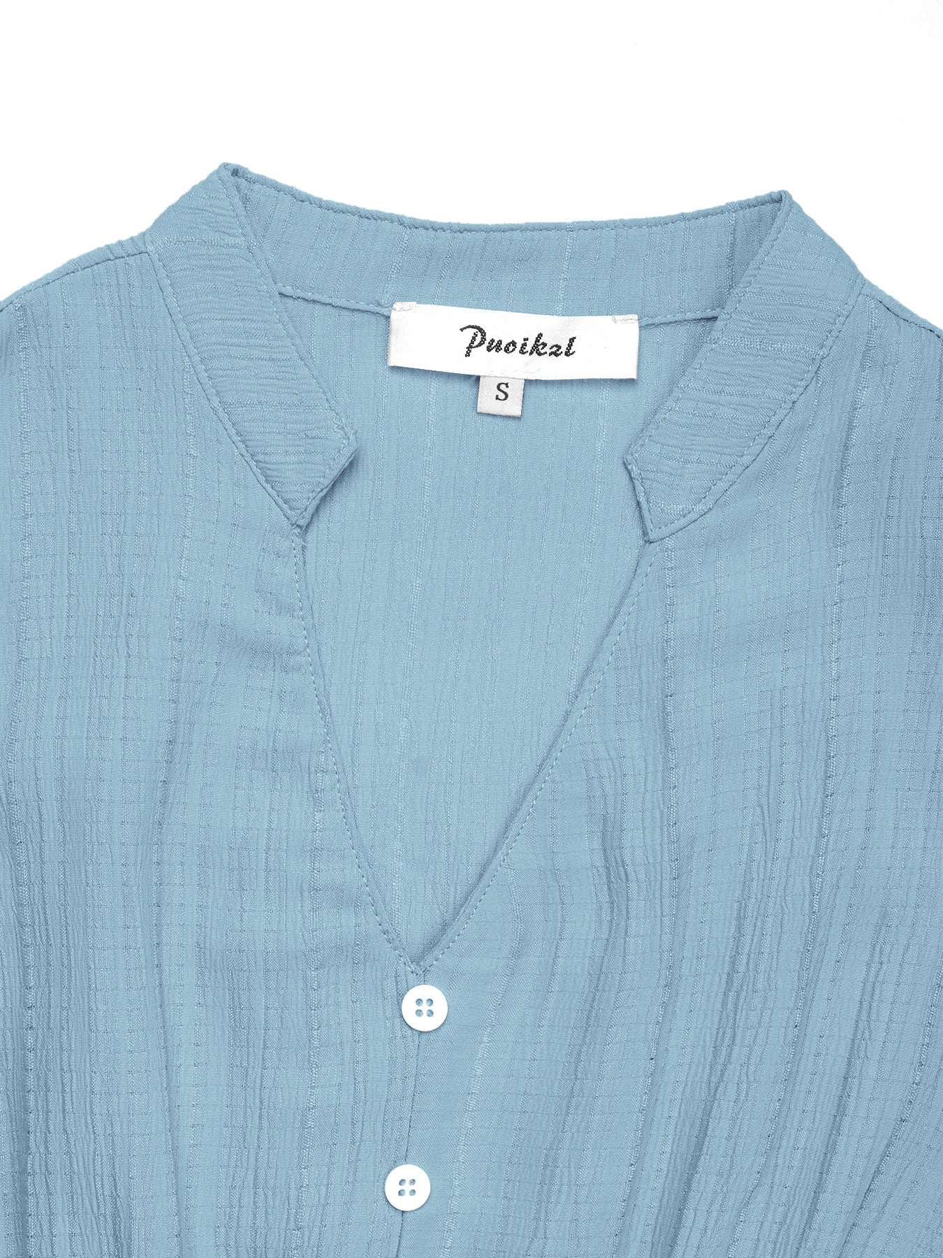 Women V-Neck Summer Sleeveless Patchwork Stand Collar Dress 16