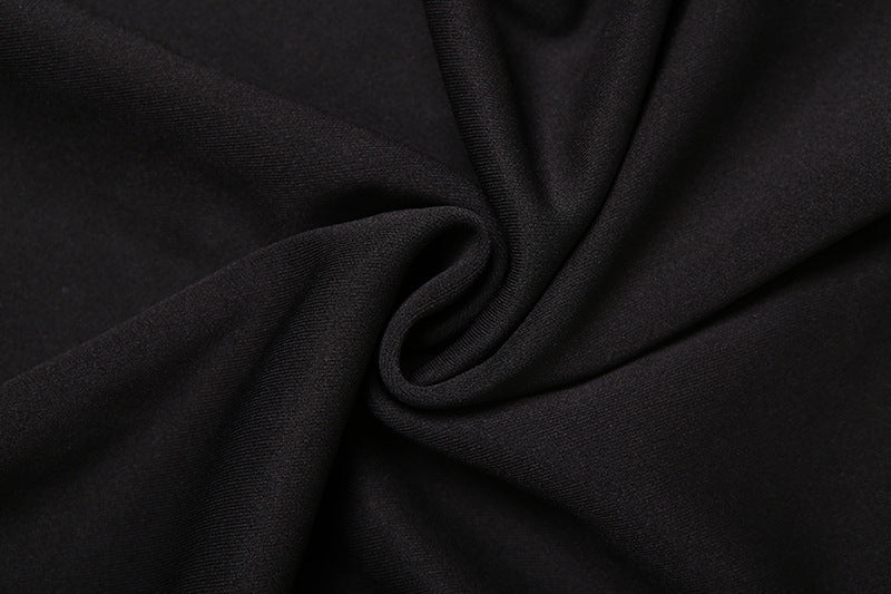 Women's Autumn Chic Color Block Slim Turndown Collar Button Shirt Dress 16