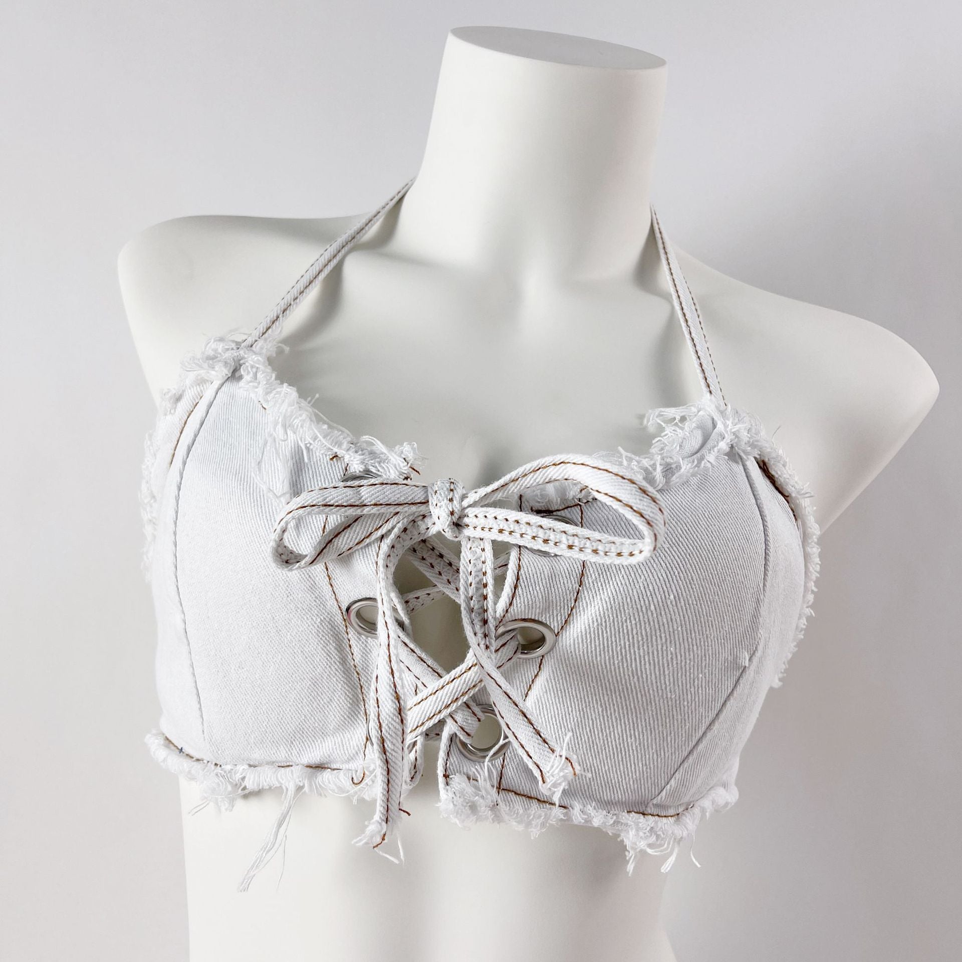 sexy night club denim bikini 104