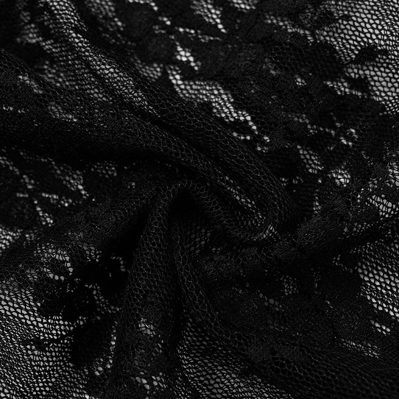 Women's Spring/Summer Lace Halter Neck Lace-Up Strapless Hollow Jumpsuit with Padding 20