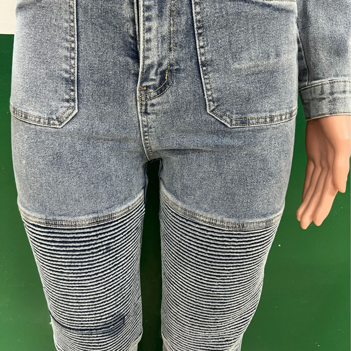 Women Stretch Long-Sleeved Top and Two-Piece Pants 12