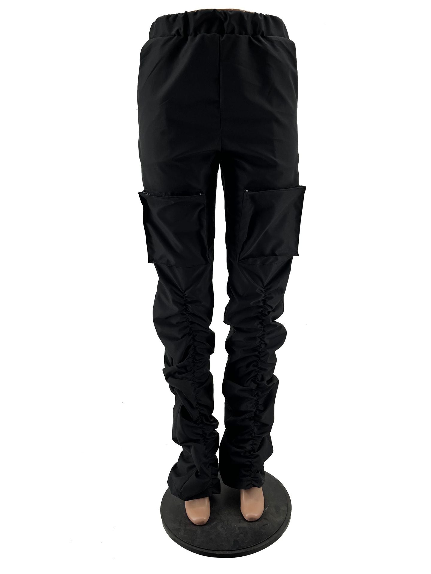 Women's Style Casual Zip Pocket Cargo Pants 11